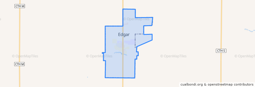Mapa de ubicacion de Edgar.