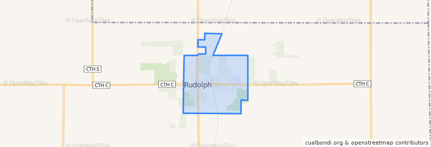 Mapa de ubicacion de Rudolph.