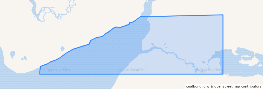 Mapa de ubicacion de Bristol Bay.