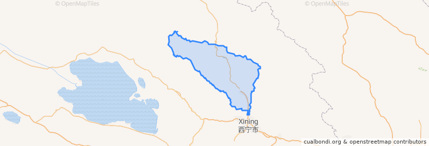 Mapa de ubicacion de Datong.