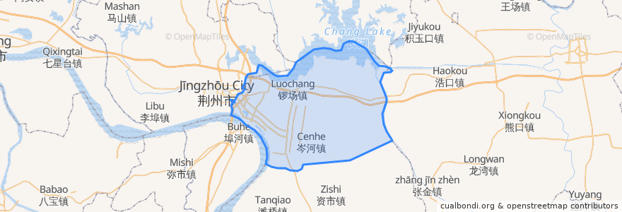 Mapa de ubicacion de 沙市区.