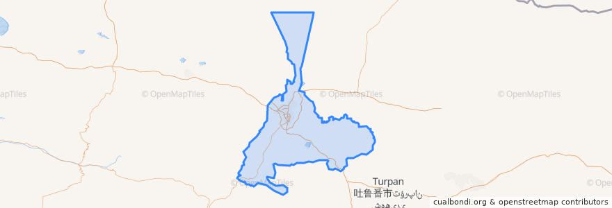 Mapa de ubicacion de 乌鲁木齐市 ئۈرۈمچى.