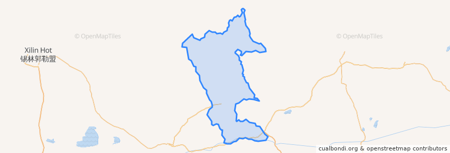 Mapa de ubicacion de Linxi County.