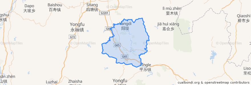 Mapa de ubicacion de 阳朔县.