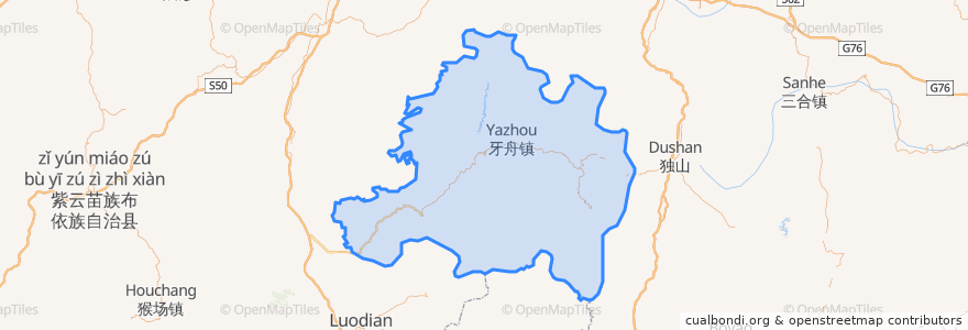 Mapa de ubicacion de 平塘县.