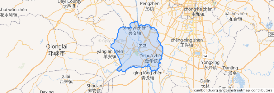 Mapa de ubicacion de 新津区.