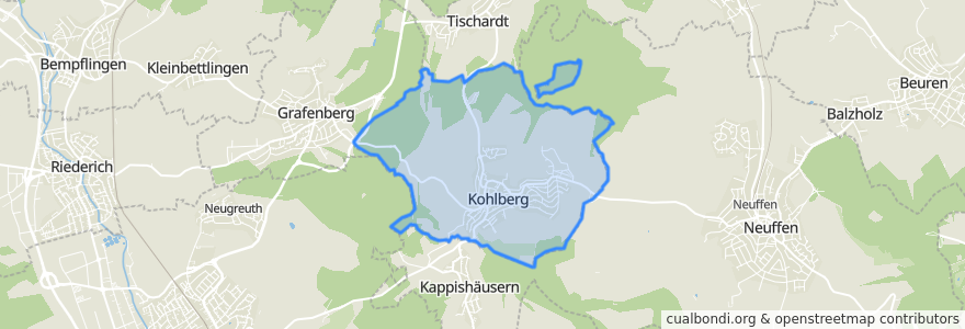 Mapa de ubicacion de Kohlberg.