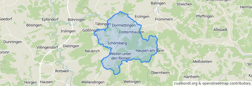 Mapa de ubicacion de GVV Oberes Schlichemtal.