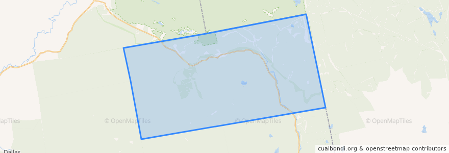 Mapa de ubicacion de Carrabassett Valley.