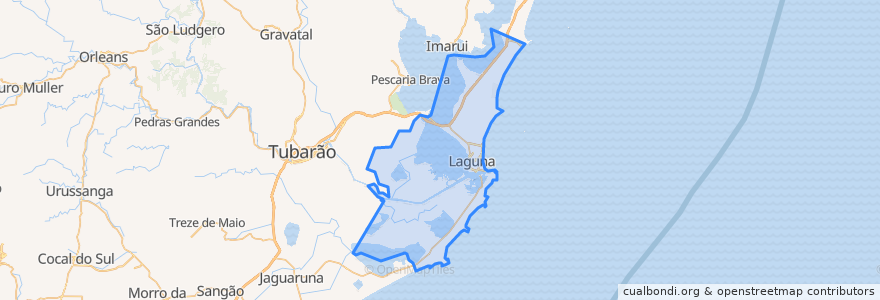 Mapa de ubicacion de Laguna.