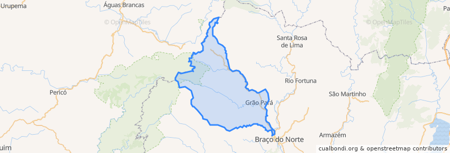 Mapa de ubicacion de Grão-Pará.