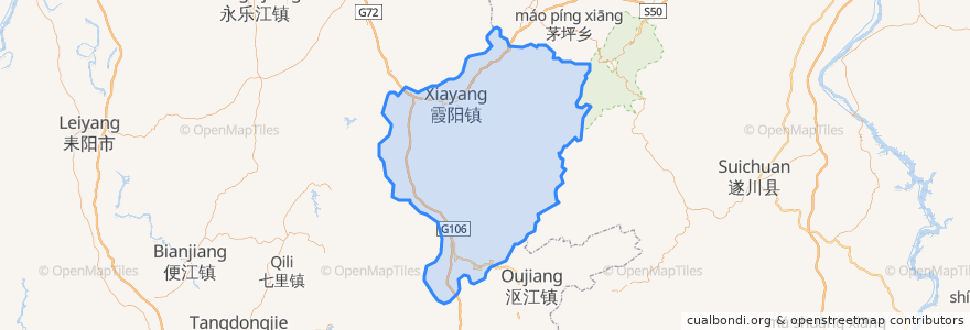 Mapa de ubicacion de 炎陵县.