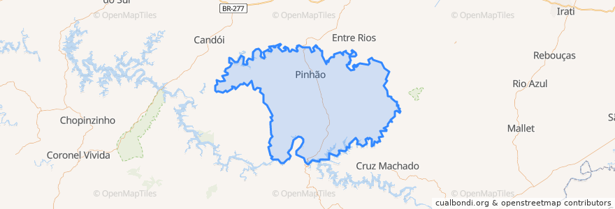 Mapa de ubicacion de Pinhão.