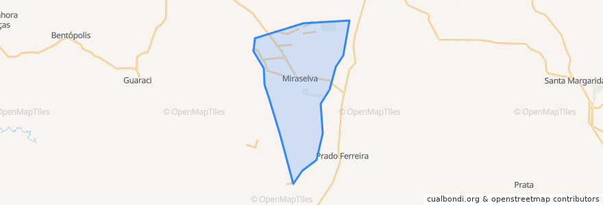 Mapa de ubicacion de Miraselva.