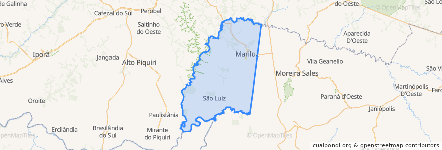 Mapa de ubicacion de Mariluz.