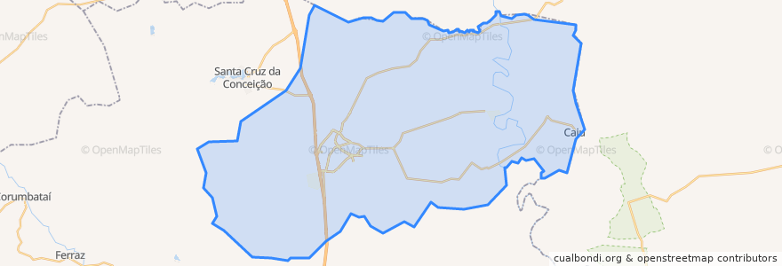 Mapa de ubicacion de Leme.