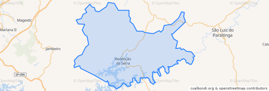 Mapa de ubicacion de Redenção da Serra.