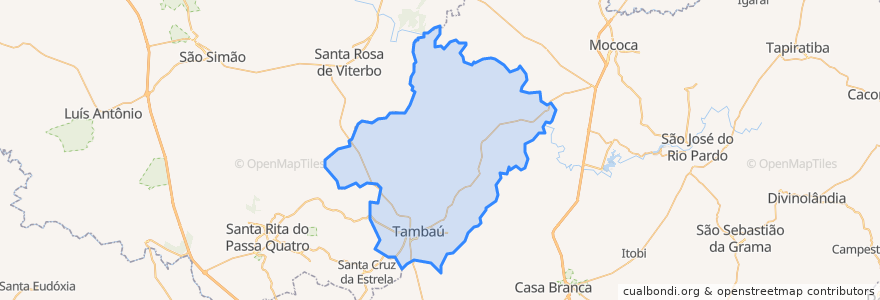 Mapa de ubicacion de Tambaú.