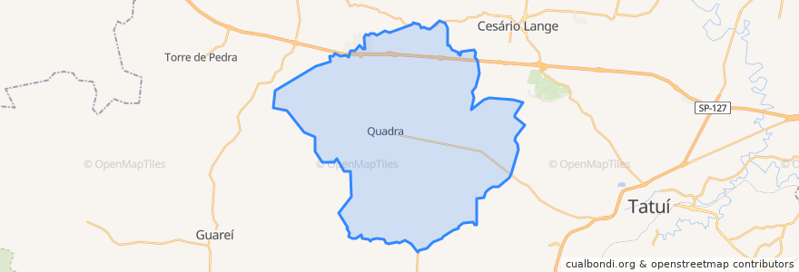 Mapa de ubicacion de Quadra.