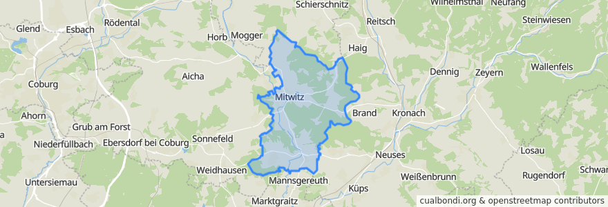 Mapa de ubicacion de Mitwitz (VGem).