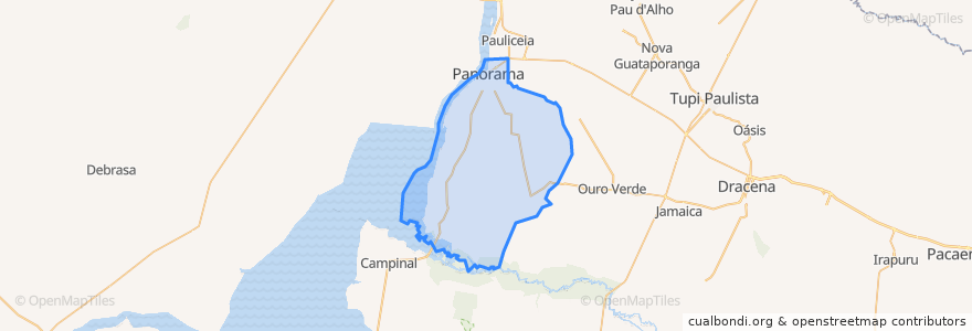 Mapa de ubicacion de Panorama.