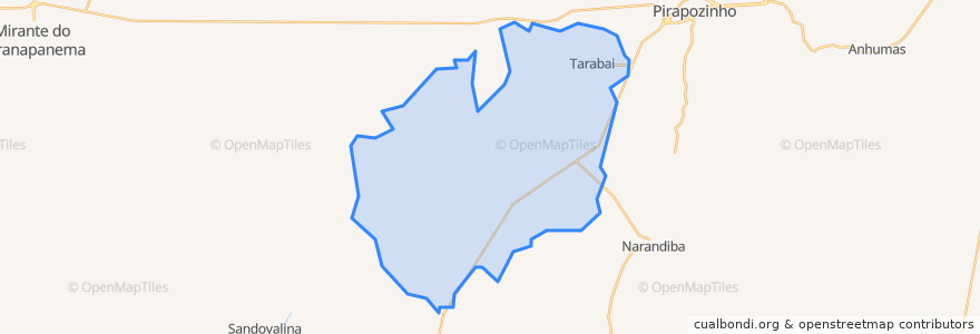 Mapa de ubicacion de Tarabai.