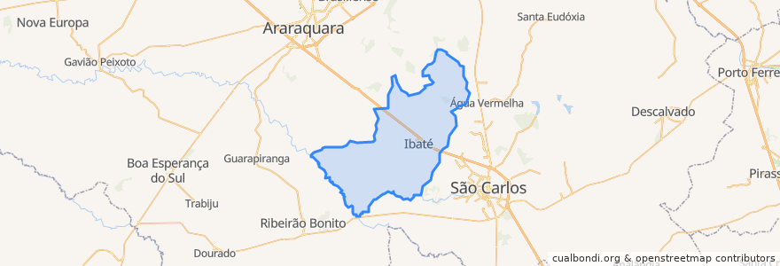 Mapa de ubicacion de Ibaté.