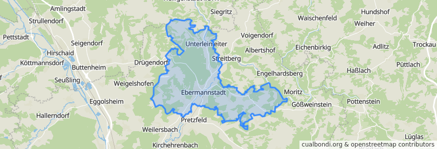 Mapa de ubicacion de Ebermannstadt (VGem).