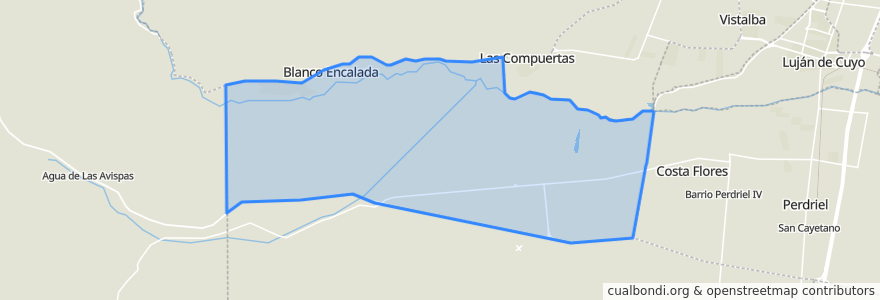 Mapa de ubicacion de Distrito Industrial.