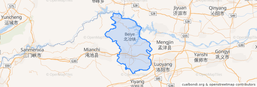 Mapa de ubicacion de 新安县.