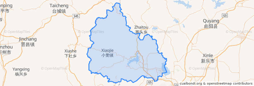 Mapa de ubicacion de 平山县.