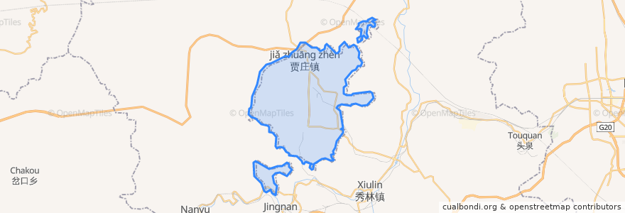 Mapa de ubicacion de 井陉矿区.