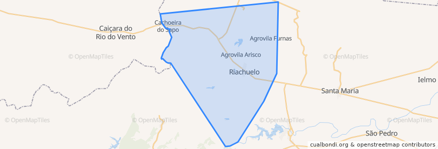 Mapa de ubicacion de Riachuelo.