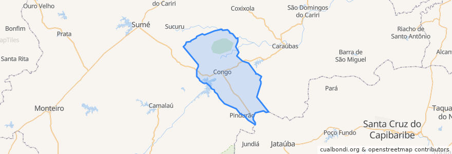 Mapa de ubicacion de Congo.