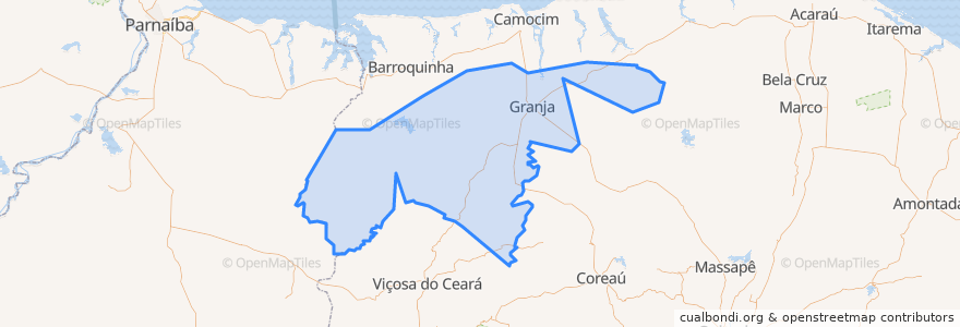 Mapa de ubicacion de Granja.