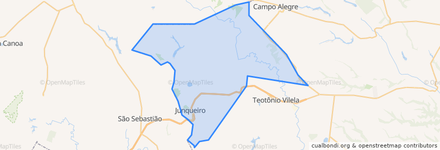 Mapa de ubicacion de Junqueiro.