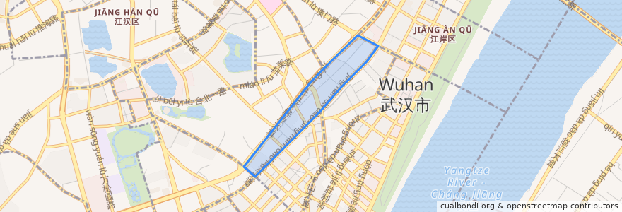 Mapa de ubicacion de 球场街道.