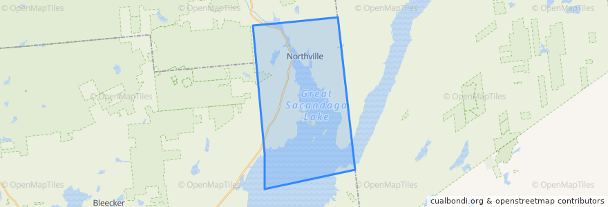 Mapa de ubicacion de Town of Northampton.