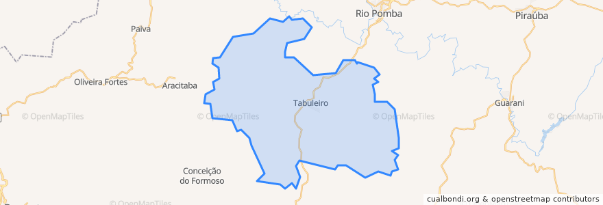 Mapa de ubicacion de Tabuleiro.