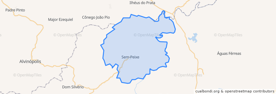 Mapa de ubicacion de Sem-Peixe.