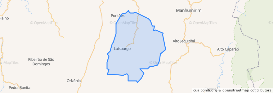 Mapa de ubicacion de Luisburgo.