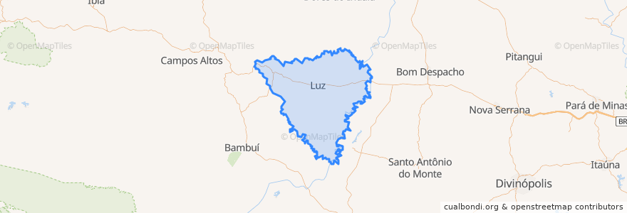 Mapa de ubicacion de Luz.