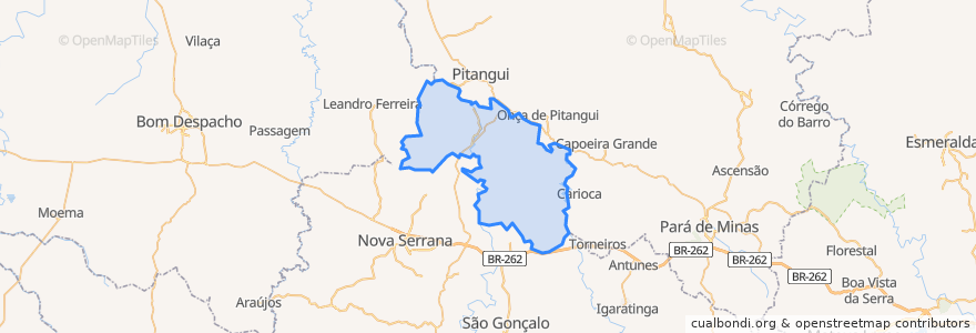 Mapa de ubicacion de Conceição do Pará.