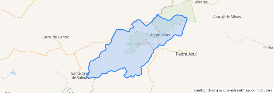 Mapa de ubicacion de Cachoeira de Pajeú.