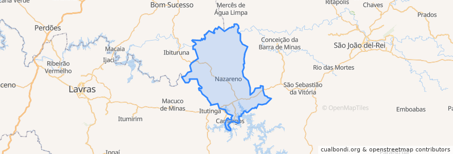 Mapa de ubicacion de Nazareno.