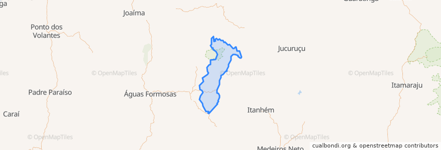 Mapa de ubicacion de Bertópolis.