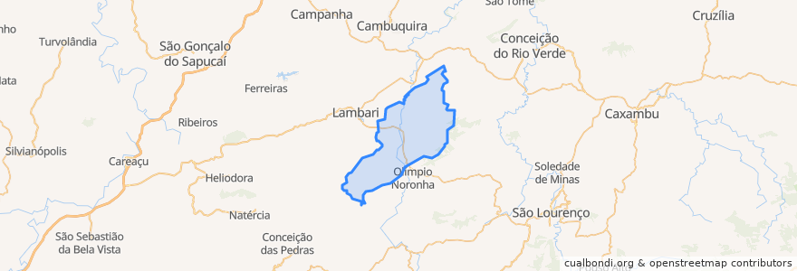 Mapa de ubicacion de Jesuânia.