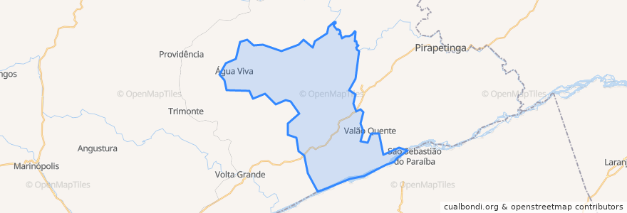 Mapa de ubicacion de Estrela Dalva.