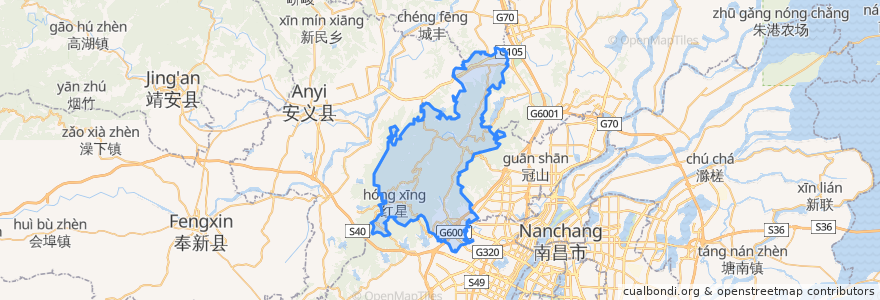 Mapa de ubicacion de Wanli.