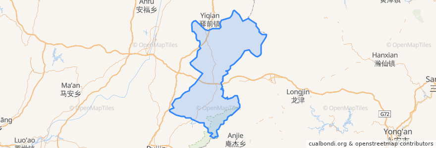 Mapa de ubicacion de 石城县.